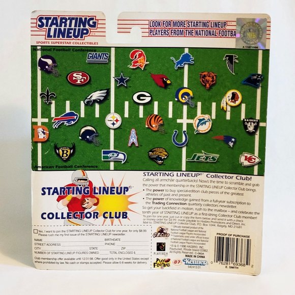 Vintage Starting Lineup 1997 Emmitt Smith NFL Football Figure. New In Package. - Picture 2 of 7